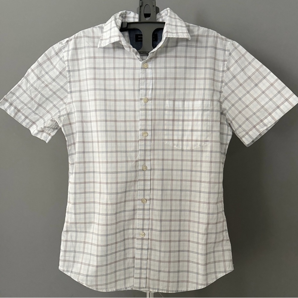 Banana Republic Plaid Standard Fit Shirt